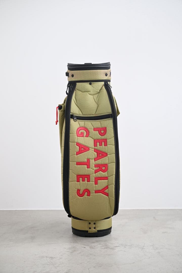 廃盤‼️パーリーゲイツ キャディバッグ ナイロン カーキ