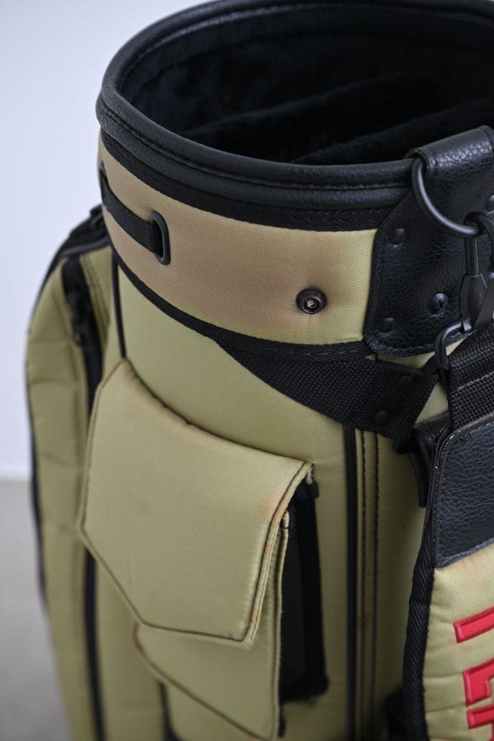 廃盤‼️パーリーゲイツ キャディバッグ ナイロン カーキ