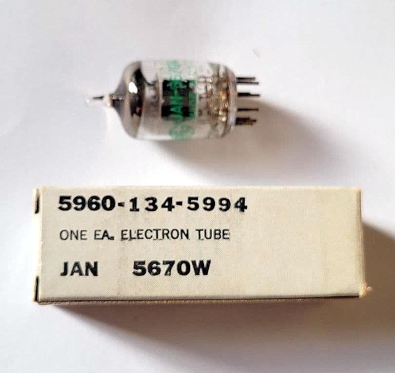新品未使用米国真空管GE製　JAN 5670W / 2C51 M-730 JAN GE 5670W / 2C51W | TubeDepot.com