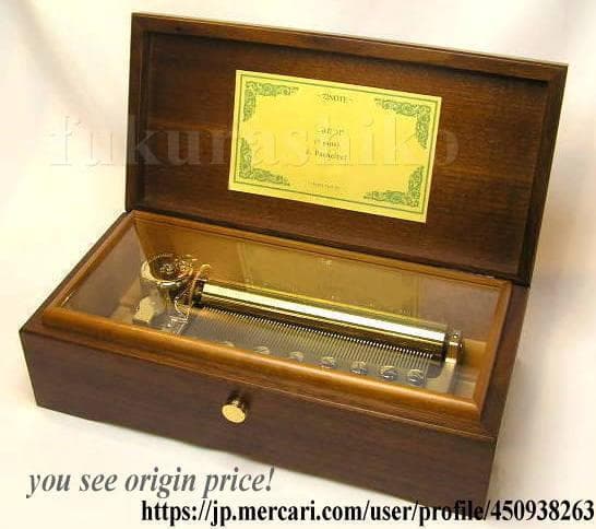 新品72弁「のだめカンタービレ」エンディング（３P）オルゴール720オルフェウス 曲が選べる・誕生日に人気】【EX307】72弁 ORPHEUS マホガニー