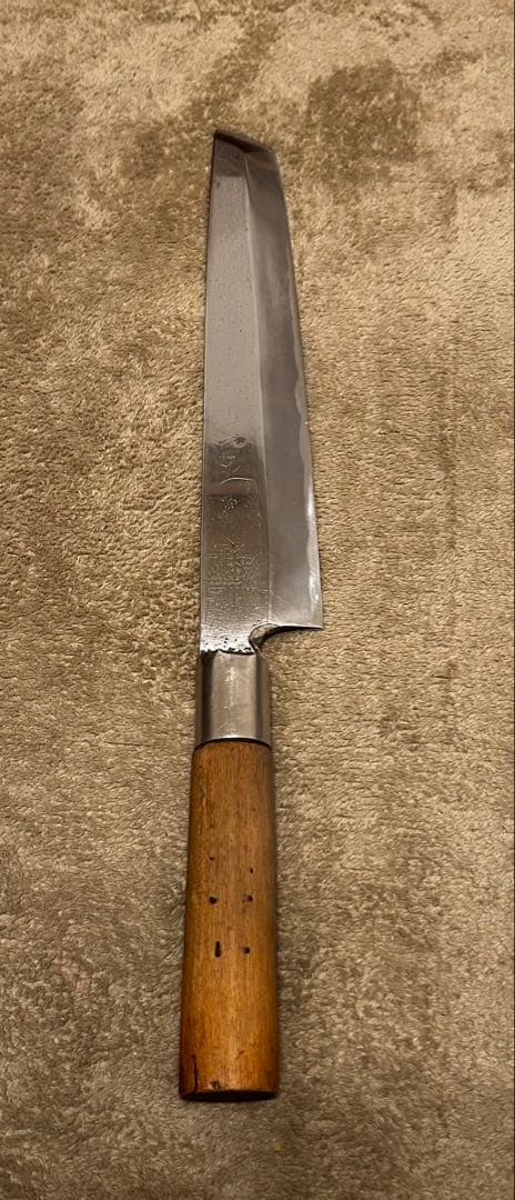 白二鋼　骨切り包丁　片刃　尺寸　約30cm 白二】骨切包丁 | 包丁通販なら明治33年創業の大阪 堺の實光刃物