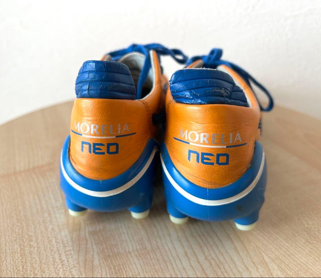 ミズノ モレリアネオ　25.0cm オレンジ×ブルー　2013年限定モデル