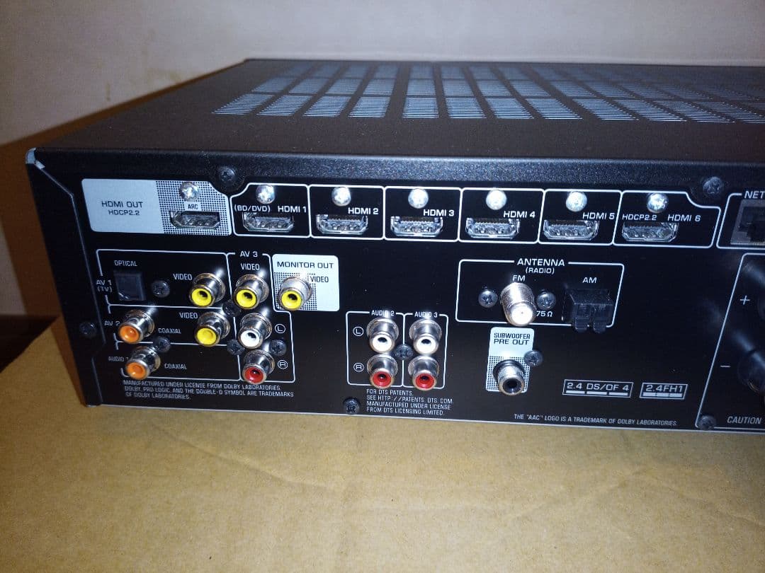 新品同様 ヤマハ RX-S601 5.1ch 4K60p ネットワークオーディオ