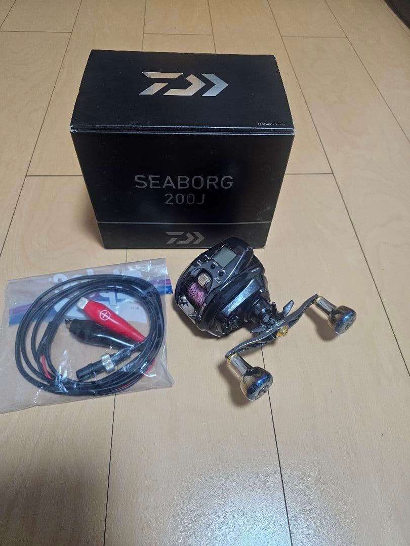 （美品）ダイワ　22シーボーグ200J リブレ クランク120 DAIWA（ダイワ） シーボーグ 200J 【22モデル】（右巻き）『糸を同時