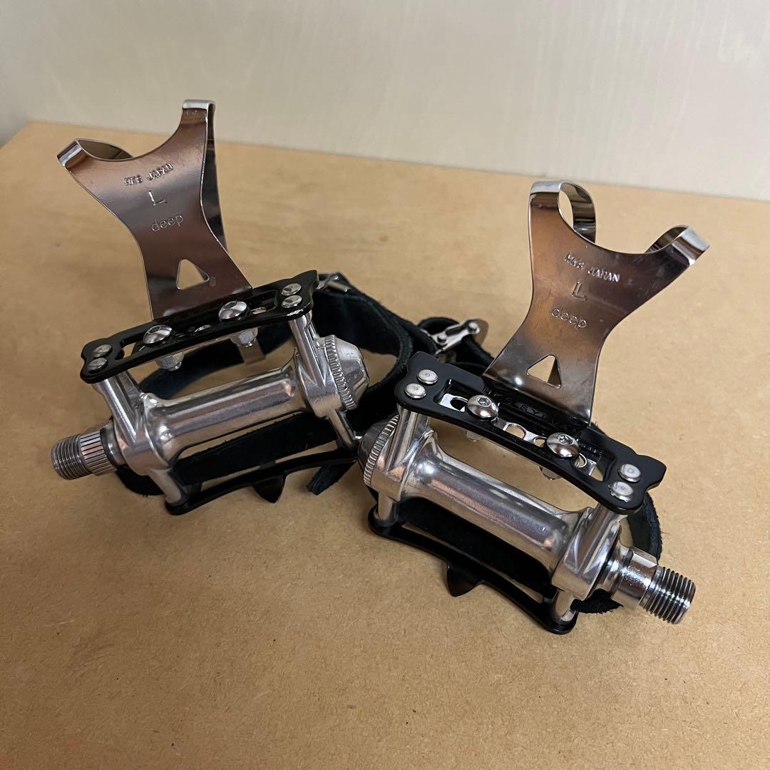 三ケ島 MKS SYLVAN トゥークリップセット ストラップ NJS ピスト