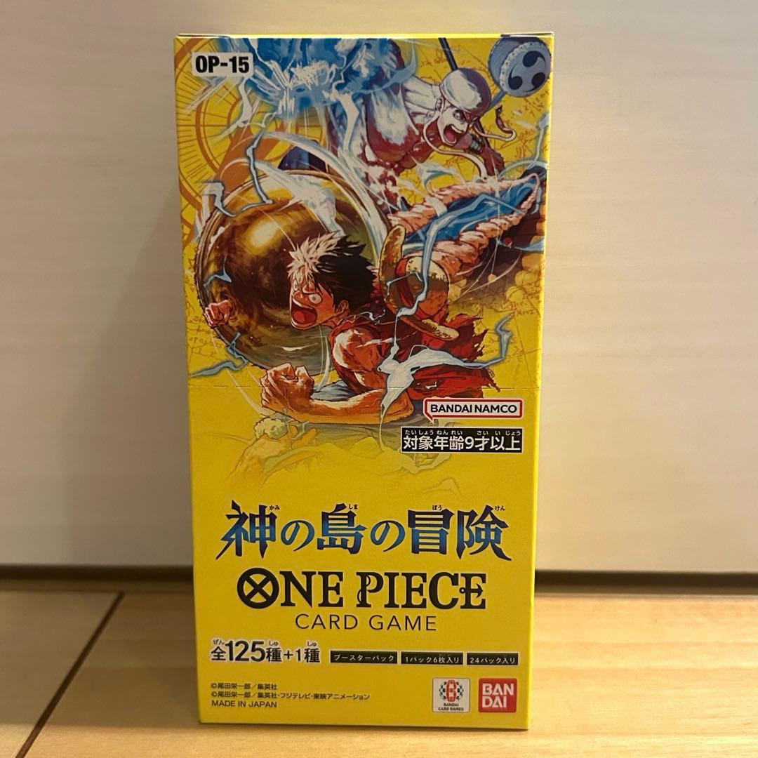 ワンピースカード 神の島の冒険 未開封 テープ付き - メルカリ
