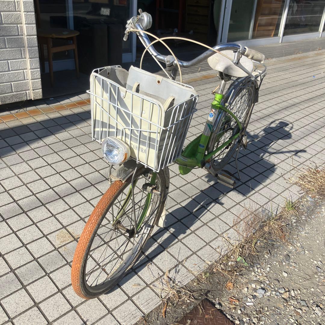 昭和レトロ ビンテージ タカクラ VILLA 自転車 ママチャリ 当時物