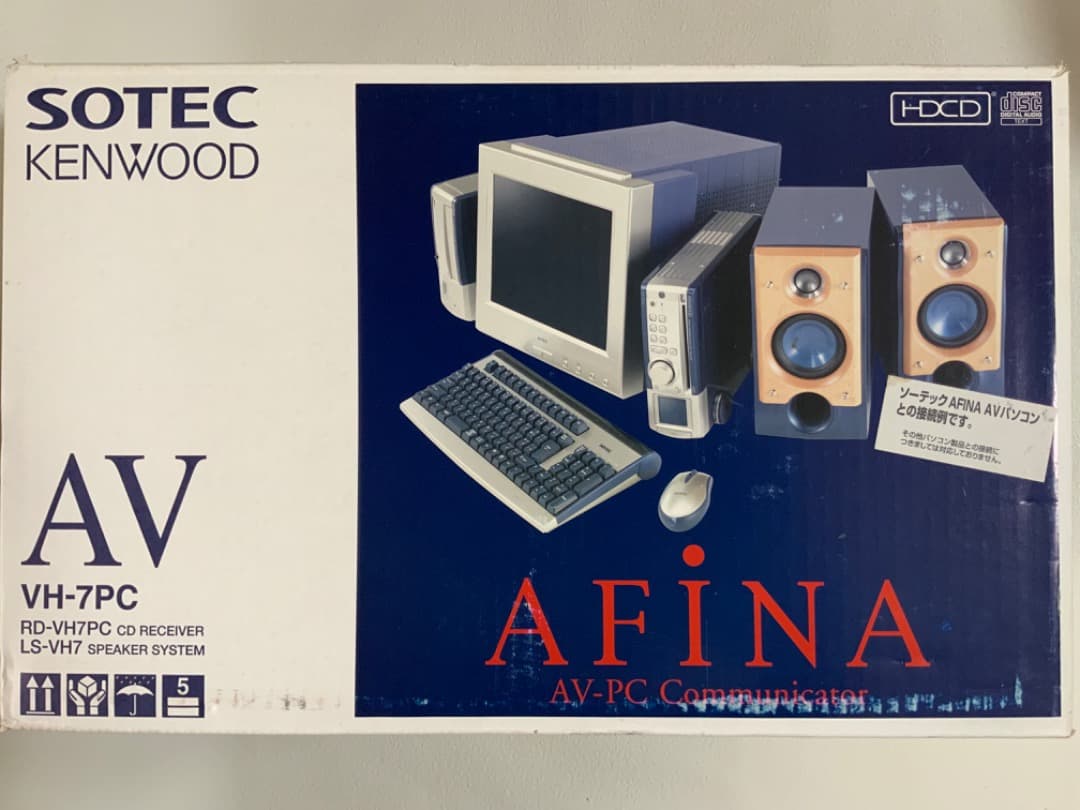 ケンウッド　SOTEC　AFINA　VH-7PC　CDコンポ AFiNA VH-7PC