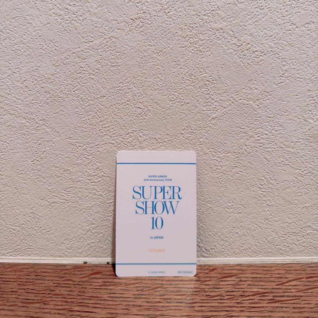 【美品】SJ SS10 日本公式 mu-moショップ購入特典トレカ(イェソン)