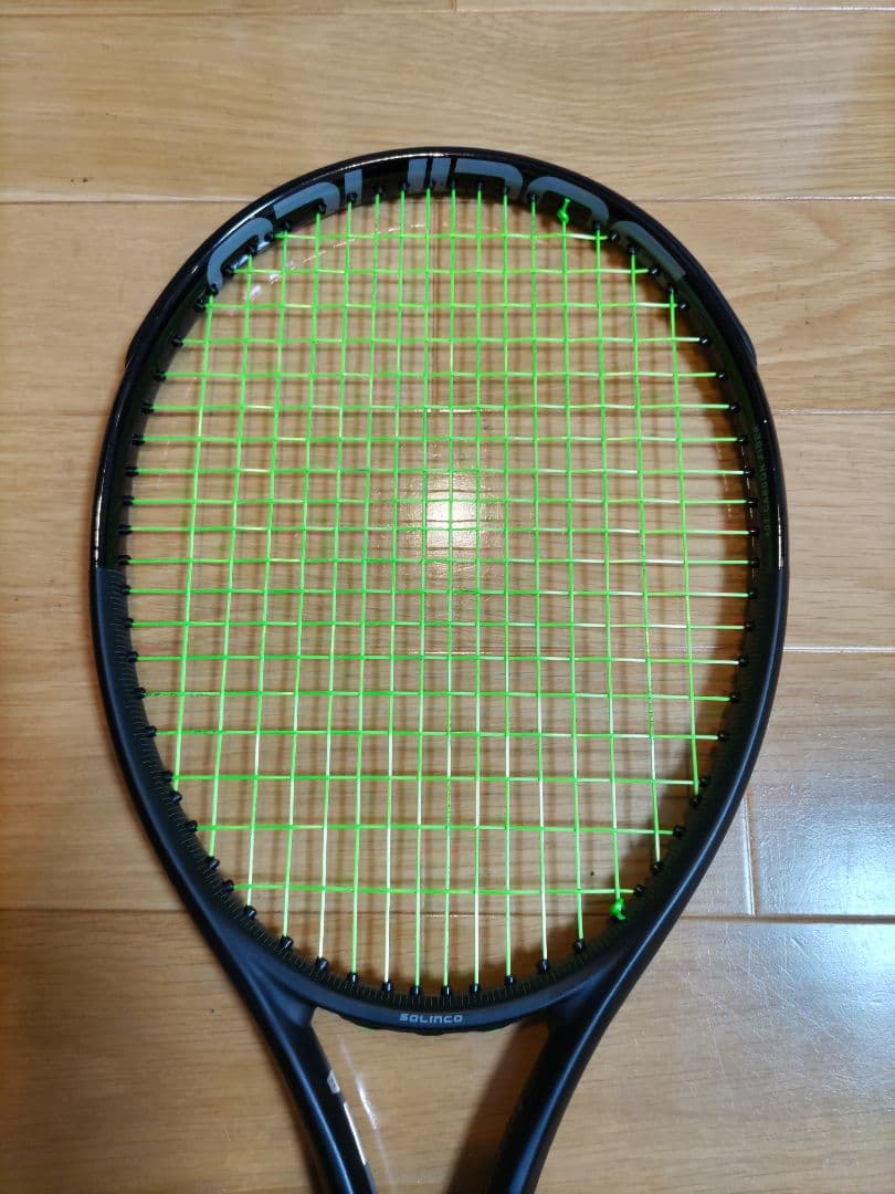 solinco blackout 300 極美品 実測値有り ストリング張り立て - メルカリ