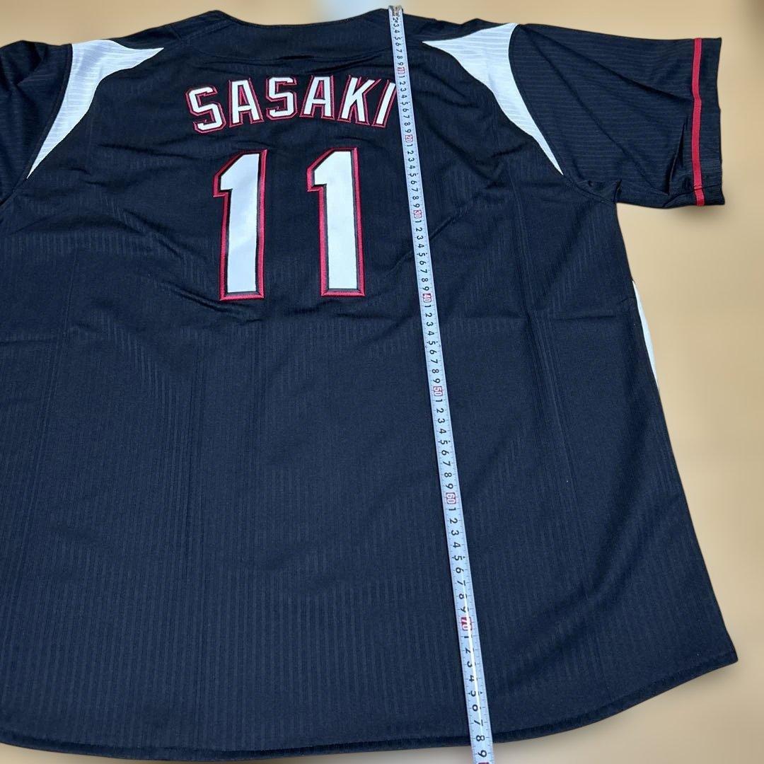 千葉ロッテマリーンズ ユニフォーム 佐々木千隼選手X Lサイズ