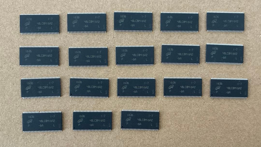 新品18個・Micron MT48LC8M16A2 6A MicronDRAM MT47H128M16RT-25E:C TR Micron Technology Inc. | 集積回路（IC