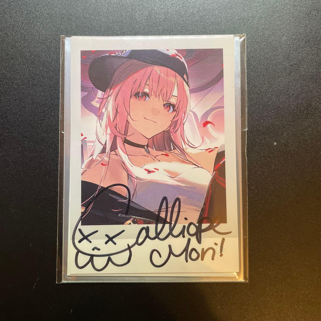 森カリオペ 直筆サイン入りチェキ カード ブロマイド - メルカリ