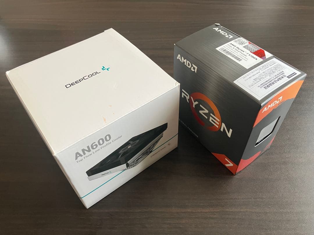 Ryzen 7 5700X & DEEPCOOL AN600 セット 国内正規品】 AMD Ryzen 7 5700X W/O Cooler CPU + DEEPCOOL R-AK400