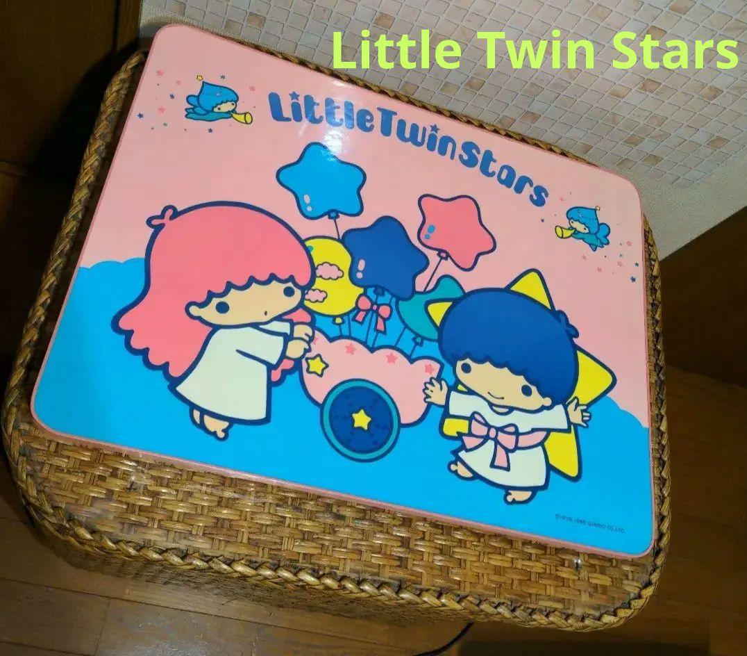 美品 キキララ リトルツインスターズ 折りたたみテーブル 机 昭和