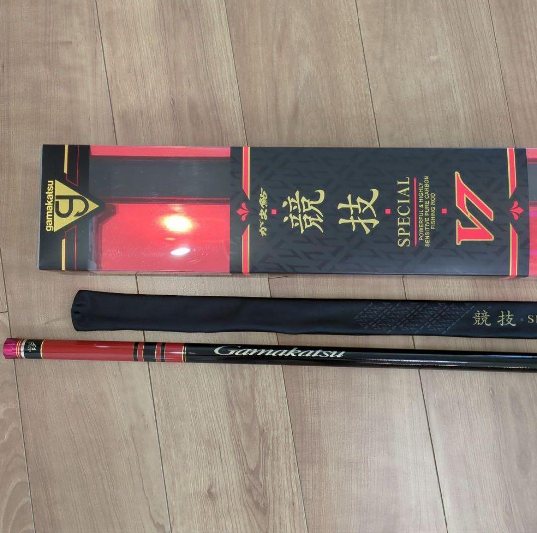 【美品】がま鮎 競技スペシャルV7 胴抜早瀬 9.0m