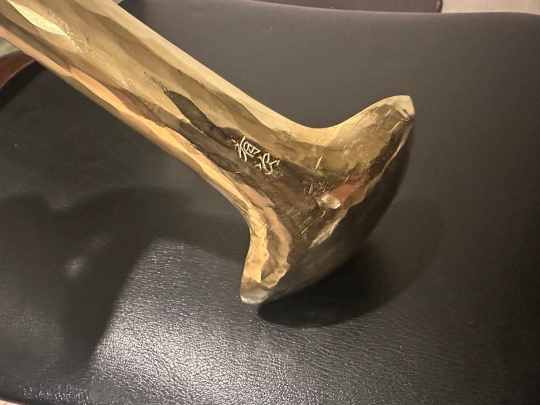 有次 よせ鍋 鍋 真鍮 おたま れんげ 中古品