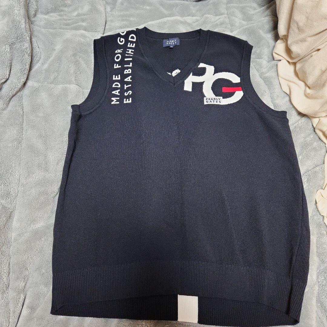 PEARLY GATES Vネックニットベスト サイズ5 - メルカリ