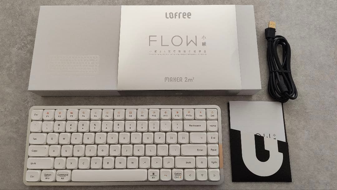 Lofree FLOW ホワイト キーボード 本体 メカニカルキーボード「Lofree FLOW」で至高の打鍵感を味わう