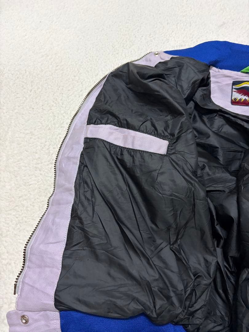 ナ*ニ様 NBA チーム刺繍アウタージャケット 薄紫色 - メルカリ