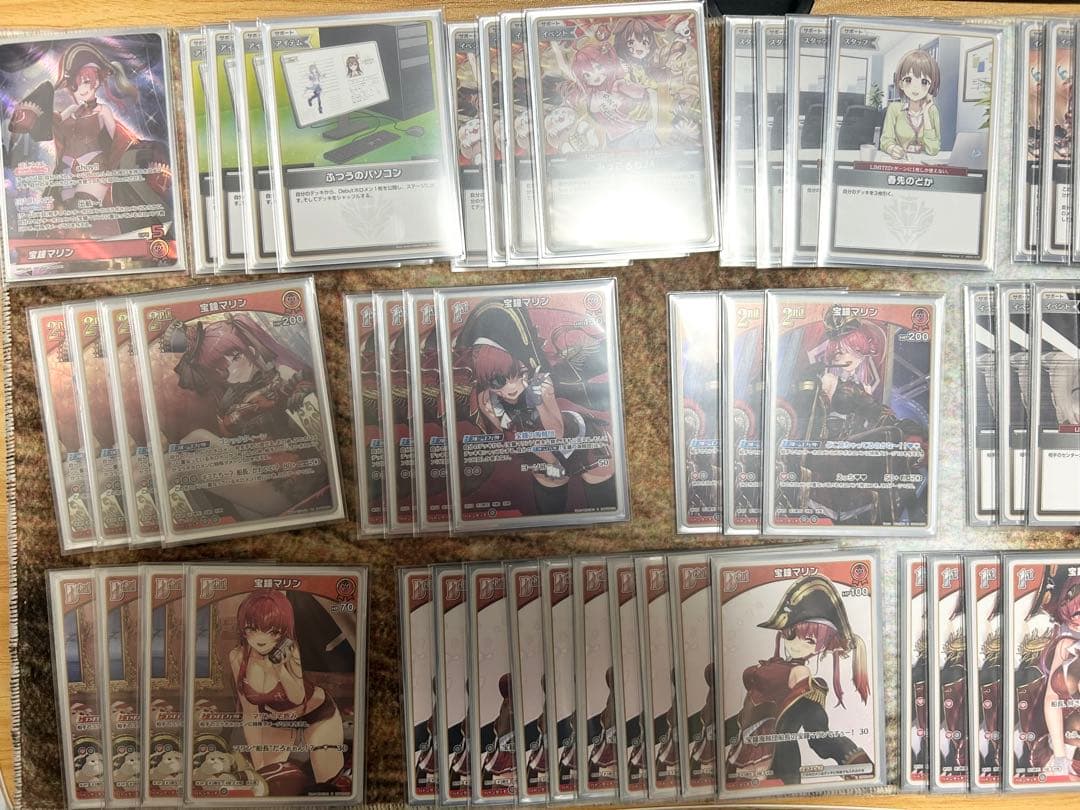 ホロライブ カード　宝鐘マリンデッキパーツ ホロカ 宝鐘マリン デッキパーツ - メルカリ