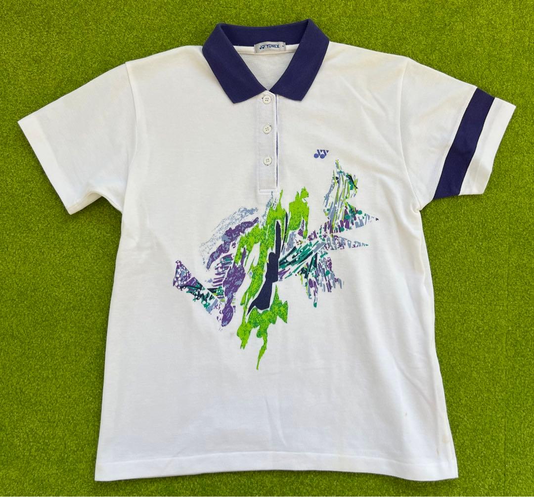 YONEX ヨネックス 旧ロゴ ヴィンテージ テニス ポロシャツ レディース