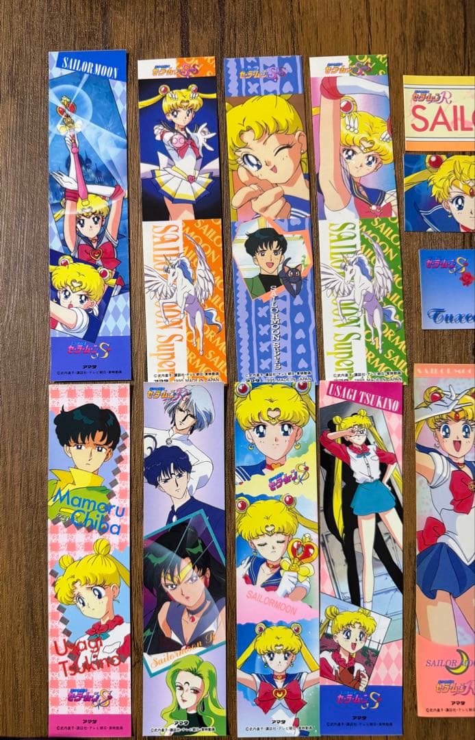 当時物 美少女戦士セーラームーン 短冊シール 12枚 ⑤ - メルカリ