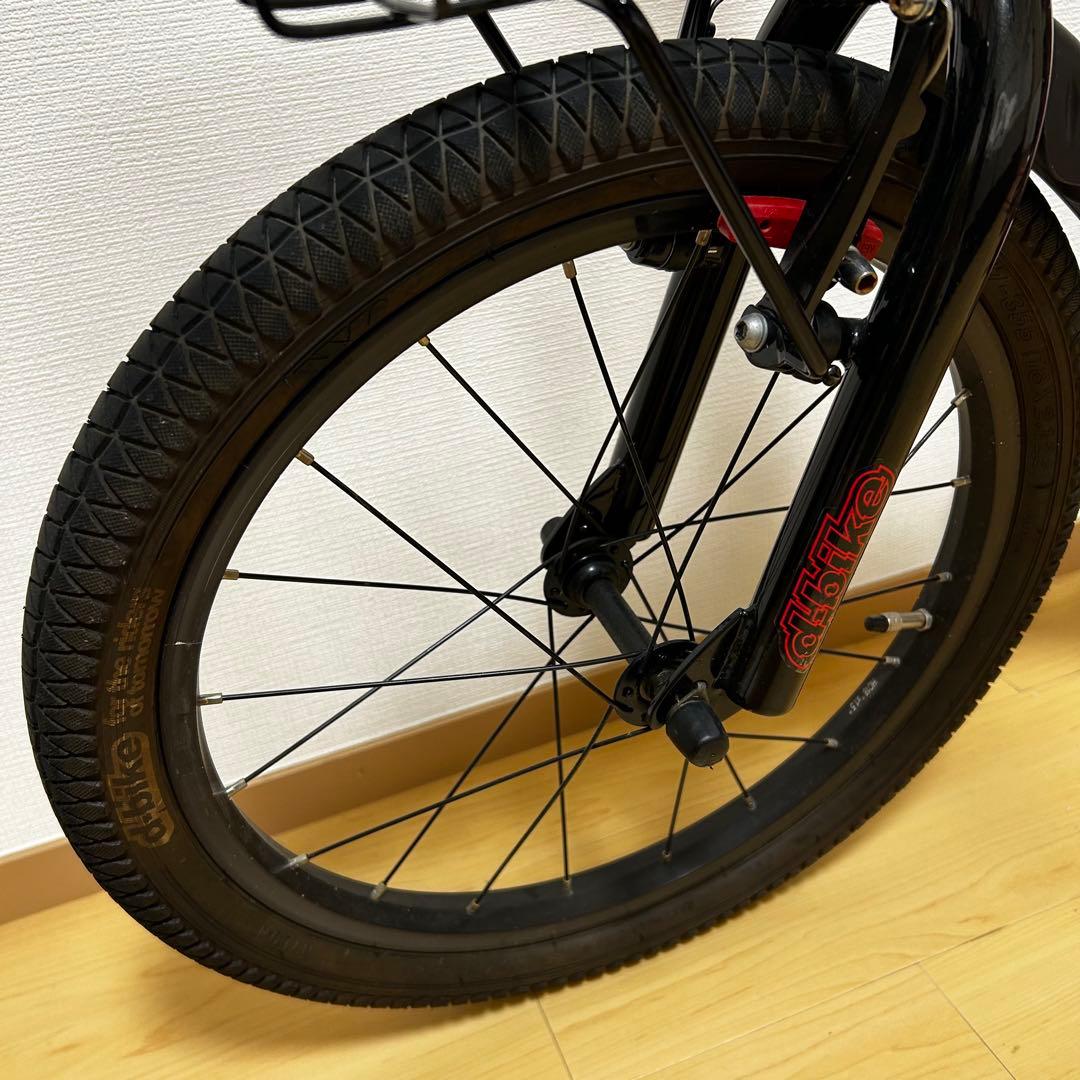 文京区引取り限定】d-bike MASTAR+ 18インチ 赤 前カゴ付き - メルカリ