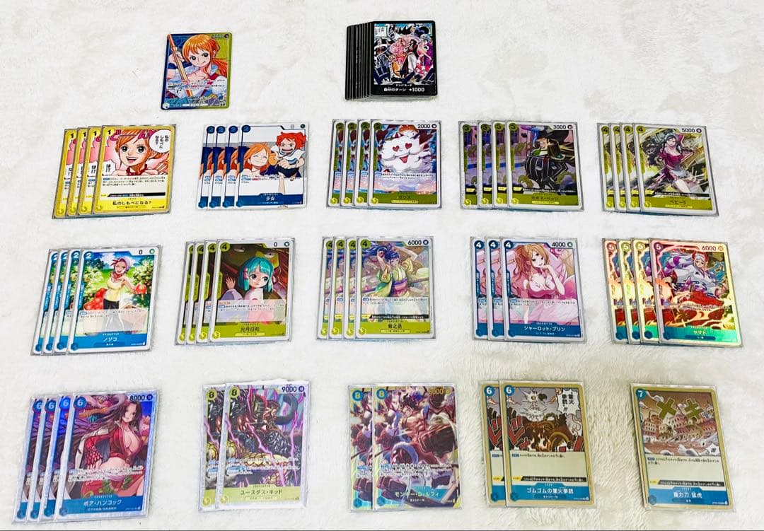 青黄ナミ　少女入りリーパラ構築済みデッキ（入れ替えパーツ付き） 青黄ナミ構築済みデッキ ワンピースカード｜Yahoo!フリマ（旧PayPay