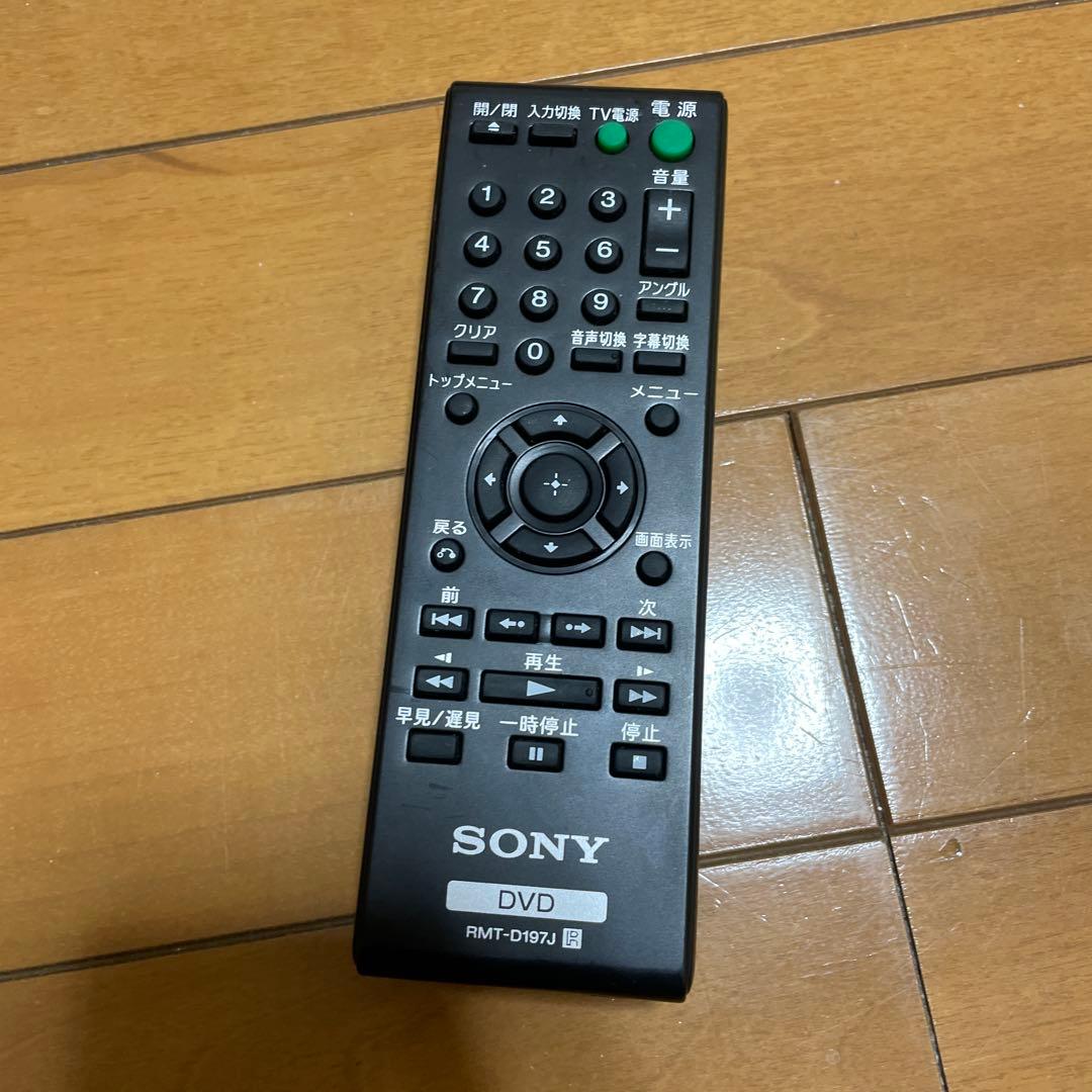SONY DVDリモコン RMT-D197J - メルカリ
