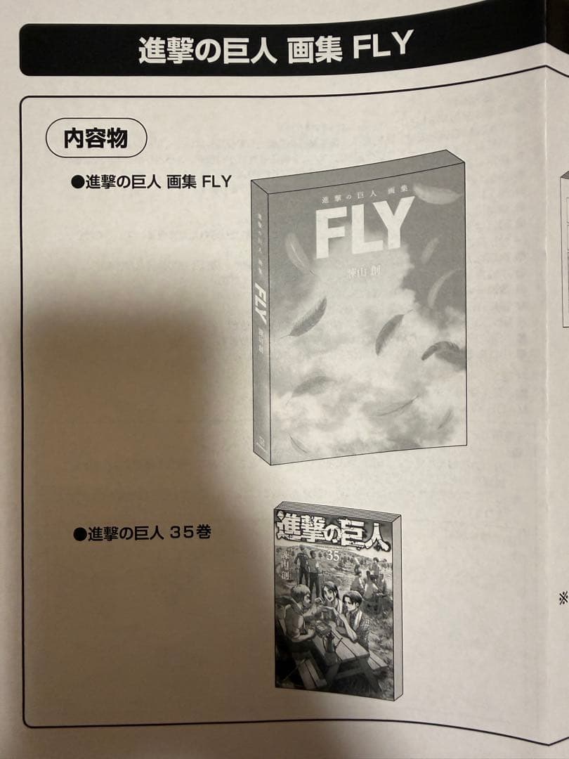 一部未開封・新品】進撃の巨人 画集 FLY フルセット / - メルカリ