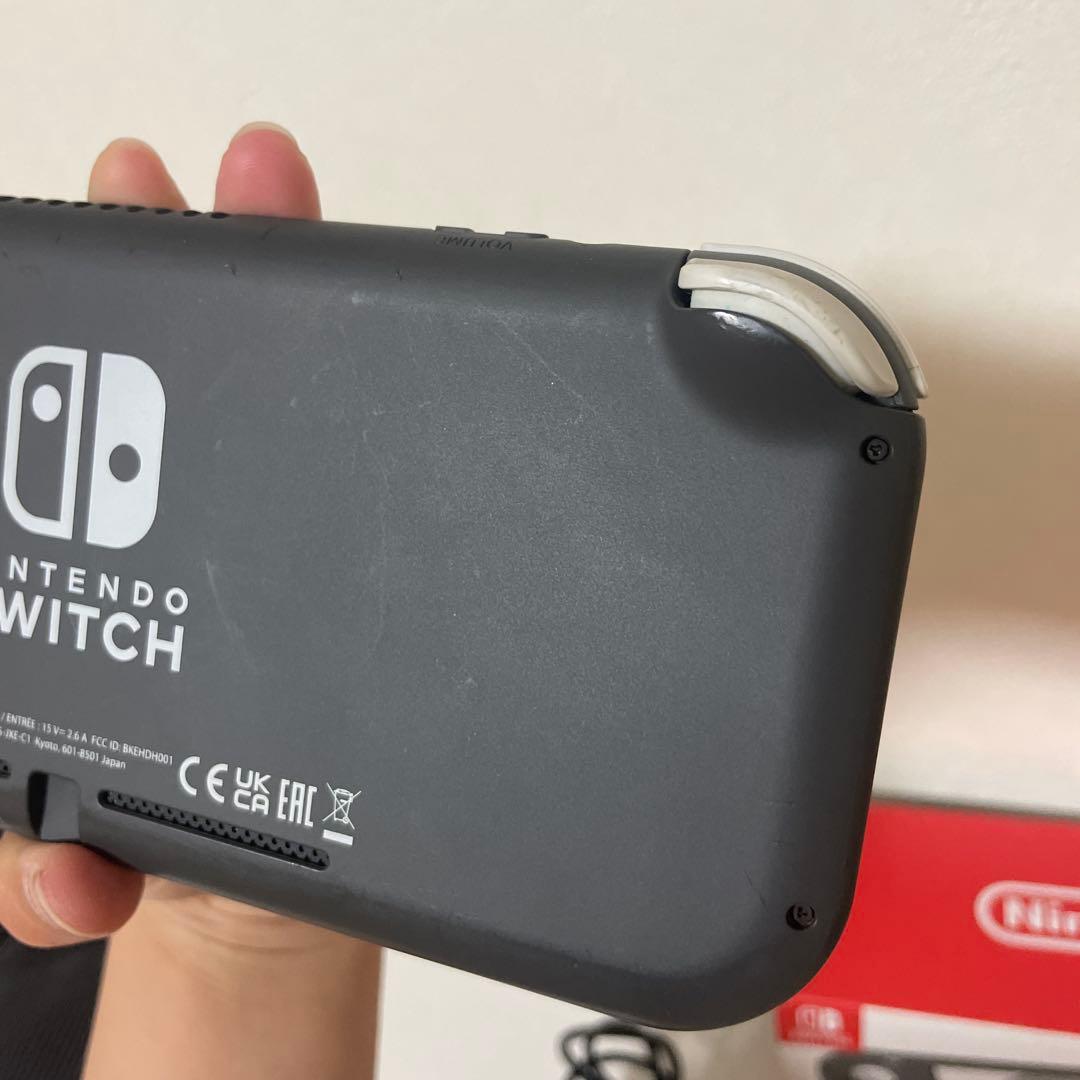 Nintendo Switch Lite グレー 本体 ジャンク品 - メルカリ