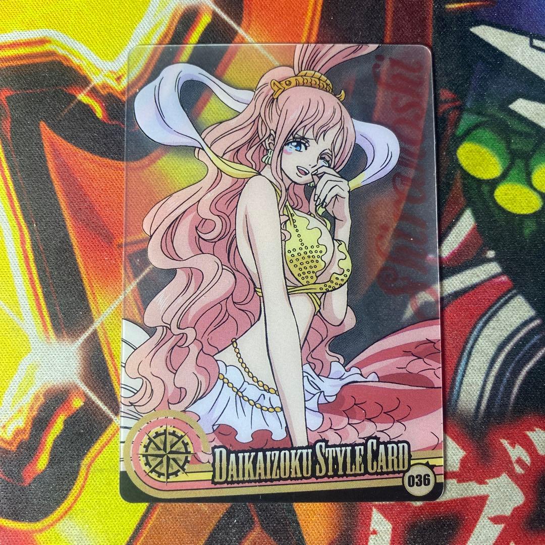 ワンピース 森永 クリアカード しらほし姫 036 - メルカリ