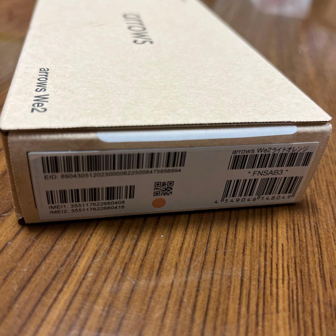 新品未使用】arrows We2 ライトオレンジ - メルカリ