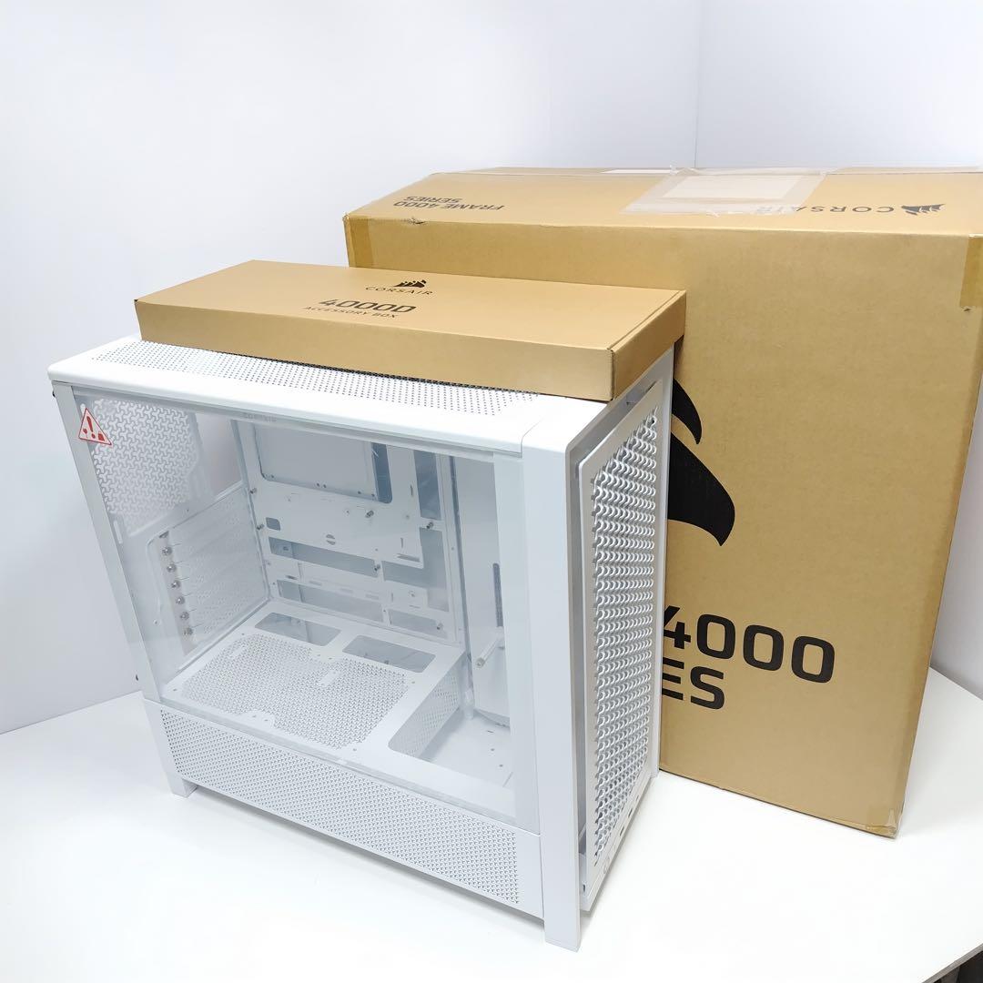 CORSAIR FRAME 4000D RS ARGB デスクトップPC FRAME 4000D RS ARGB モジュール式ミッドタワー PC ケース - ホワイト