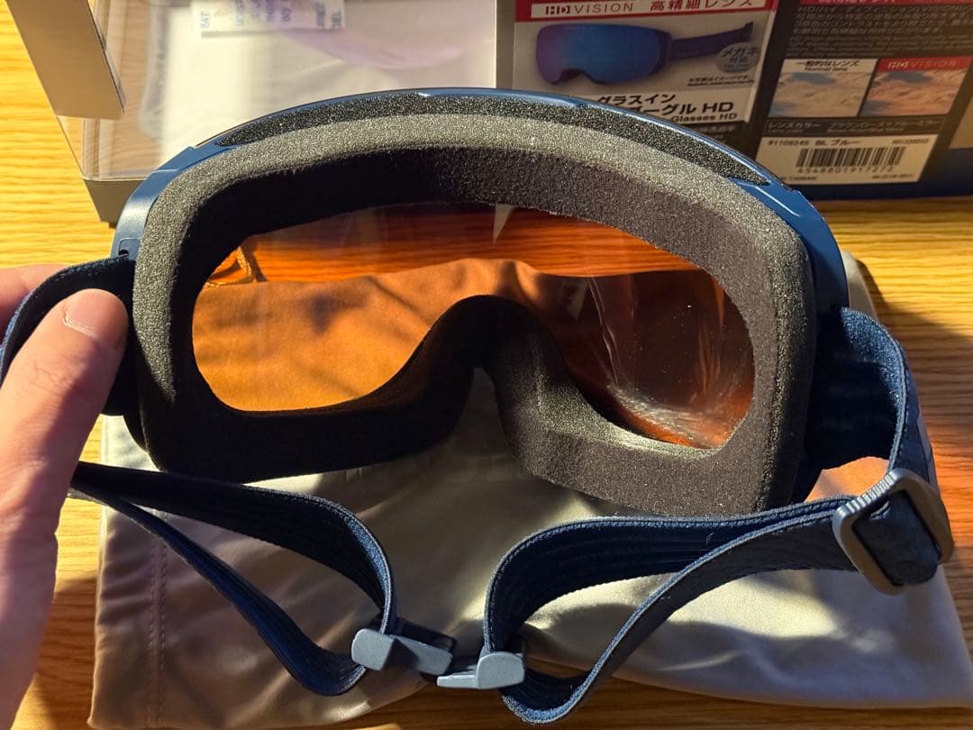 mont-bell グラスイン アルパイングogル HD ブルー - メルカリ