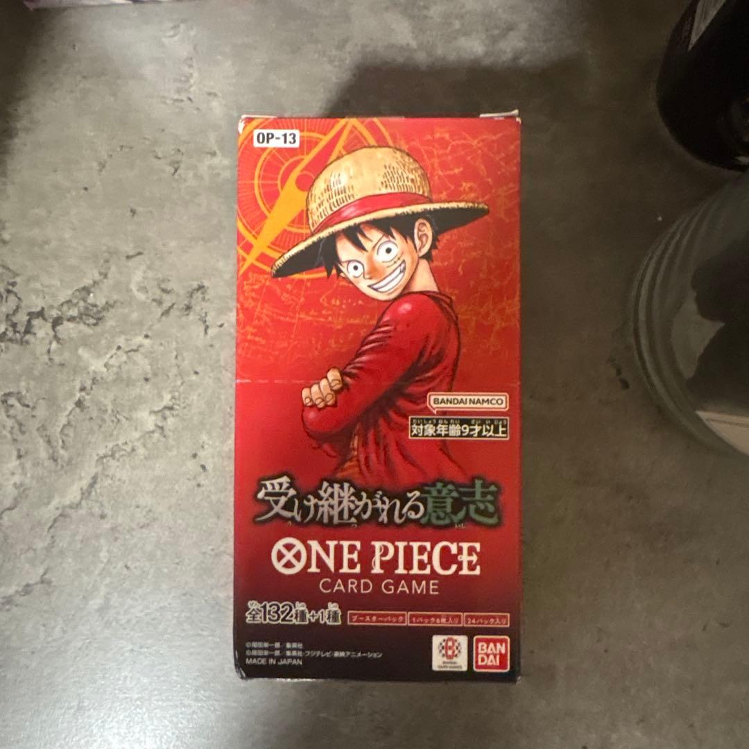 受け継がれる意志 未開封BOX ONE PIECE CARD GAME - メルカリ