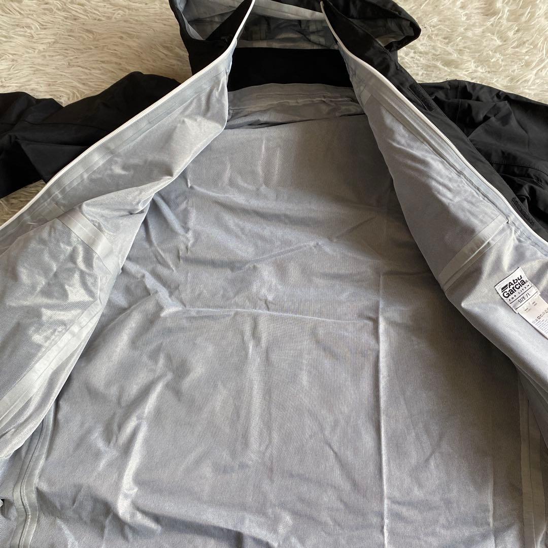 バスブリゲード× アブガルシア スタンダード レインスーツ L ブラック