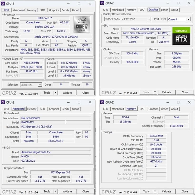 ゲーミングPC/Core i7 10700/RTX2080/メモリ16G/水冷 - メルカリ