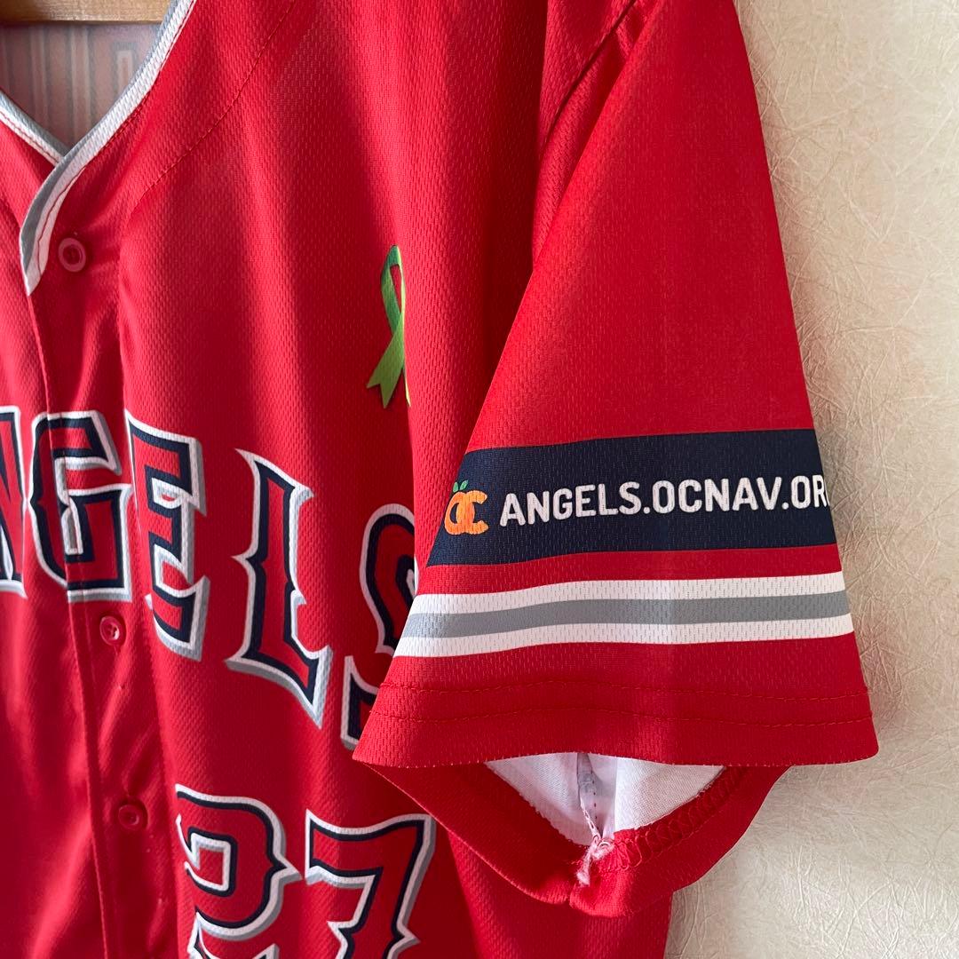 MLB メジャーリーグ野球エンジェルス27番トラウト ユニホーム ロサンゼルス