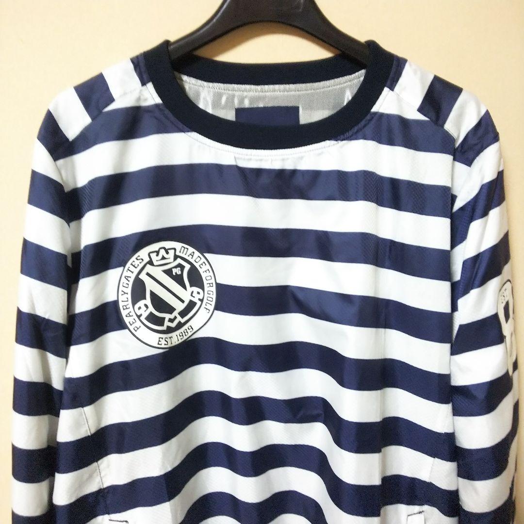 PEARLY GATES パーリーゲイツ ボーダー柄 蓄熱スニードJKT - メルカリ