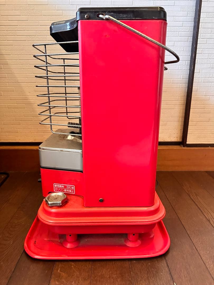 NEC開放式石油ストーブ ヴィンテージ レトロストーブ 赤 昭和レトロ
