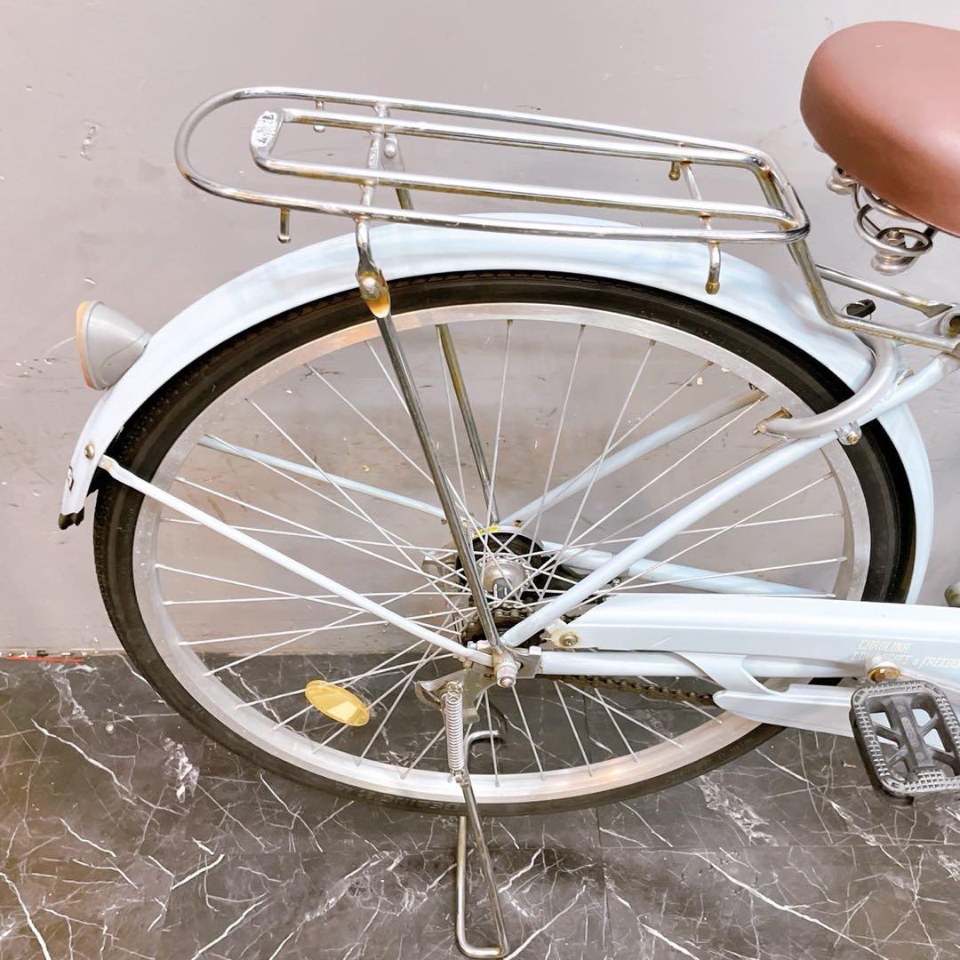 枚方市【904】《関西 引き取り》一般車 ママチャリ CAROLINA 水色