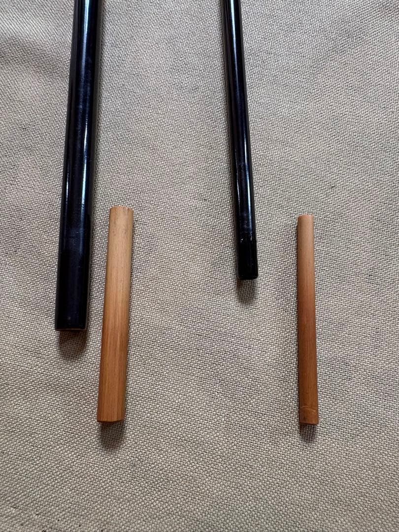 竹製 分割式 へら 竹竿 鉄心斎 淳生 4継 （約3.4m）