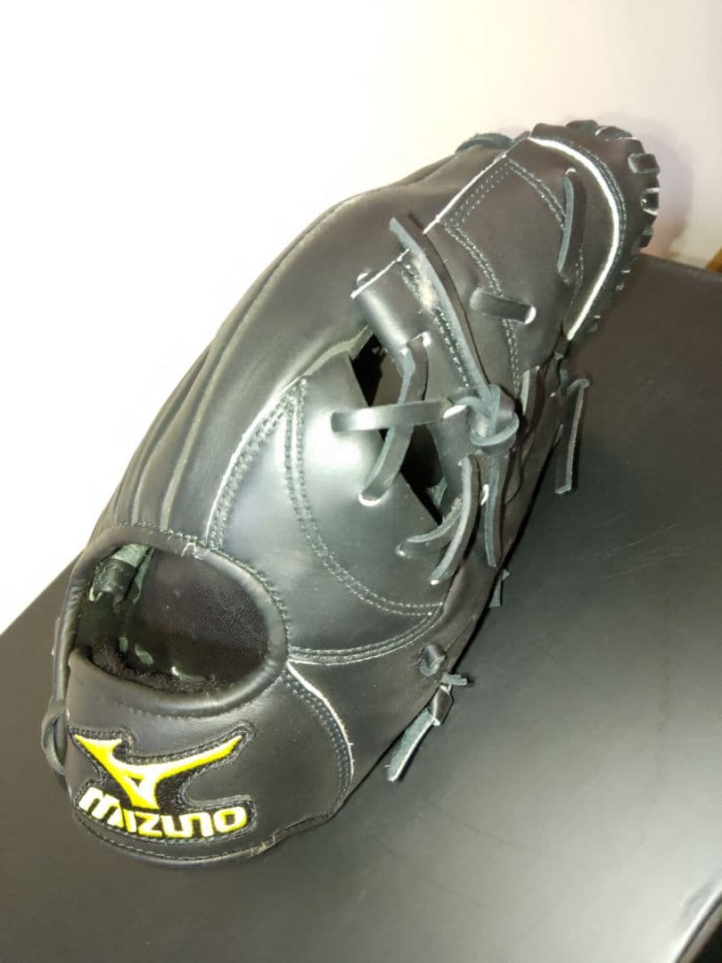 美品♥Mizuno プロフィット ブラックグローブ 値下げ♥美品♥Mizuno プロフィット ブラックグローブ K107670686
