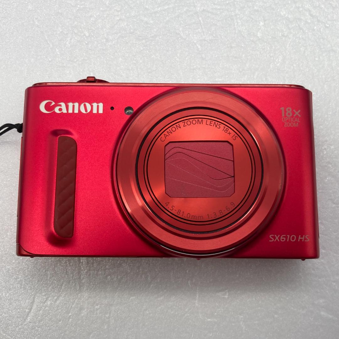 Canon PowerShot SX610 HS レッド - メルカリ