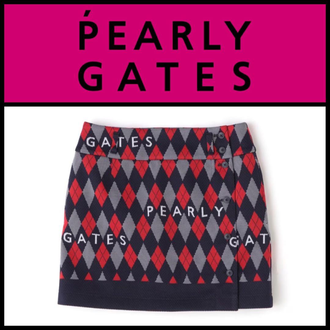 新品☺︎パーリーゲイツ アーガイル ジャガード ミニスカート 0⛳️定価28600円 PEARLY GATES（パーリーゲイツ） スカート 「PEARLY GATES
