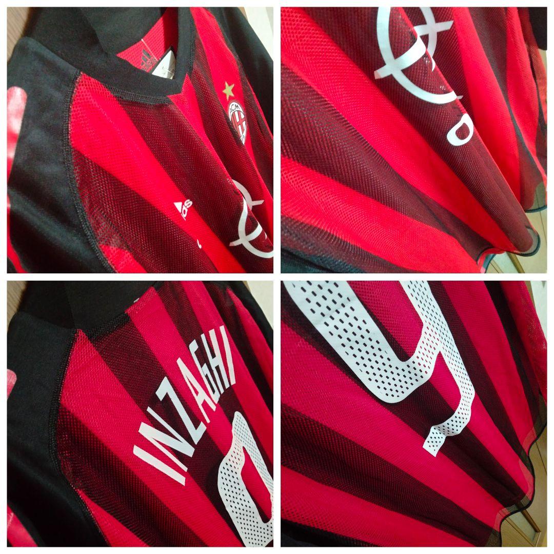 ACミラン インザーギ #9 オーセンティックユニフォーム 02/03 タグ付き