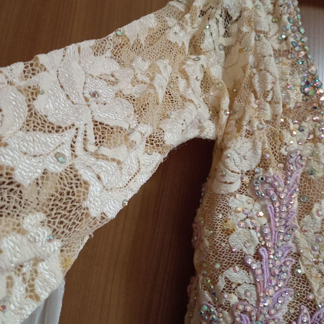 伝説ランウェイ登場 再お値下げ 社交ダンスドレス グラデーション淡い