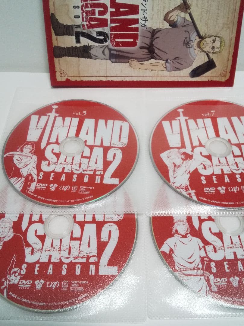 【レンタル落ち】アニメDVD ヴィンランドサガ １期２期 全巻セット【キズ多】